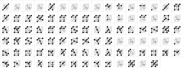 MetallicElement Regular font glyphpreview