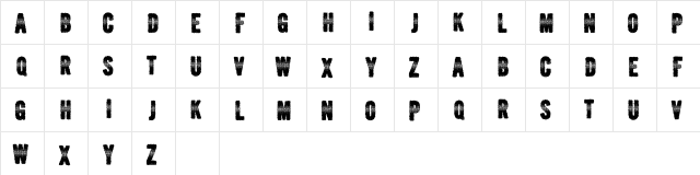 Verbal Diarrhea Regular font glyphpreview