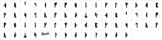 Sleipnir Runic Regular font glyphpreview