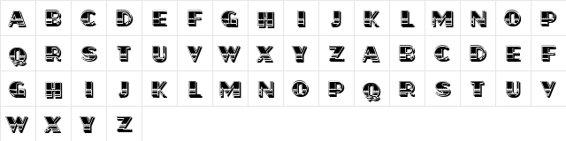 Diabolo Sunshine Regular font glyphpreview