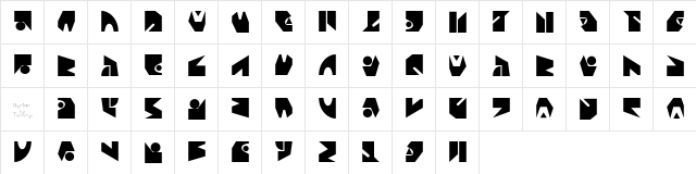 StarTrek Nyrian Normal font glyphpreview