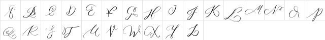 MONOGRAM X Regular font glyphpreview