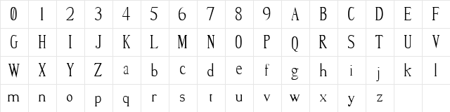 smiTe Regular font glyphpreview
