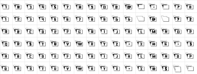 Eyes Only Outline Semi-Condensed Leftalic Outline Semi-Condensed Italic font glyphpreview