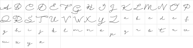 Fruitty Regular font glyphpreview