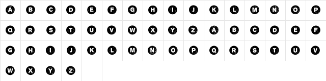 SectionIntersection Regular font glyphpreview