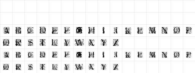 Elzevier Regular font glyphpreview