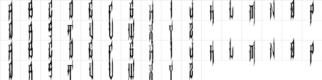 Sinthetic Regular font glyphpreview