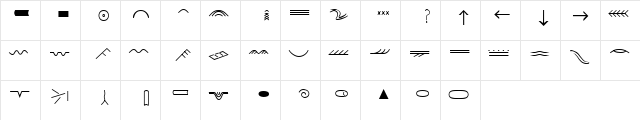 SedimentaryFont Regular font glyphpreview
