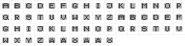 Diodos Regular font glyphpreview