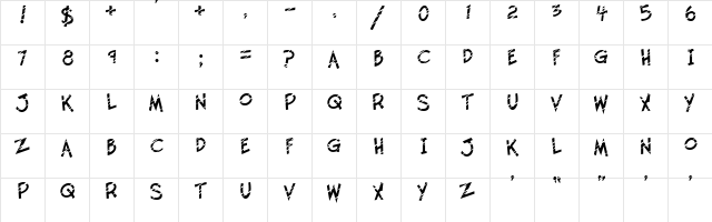 Twelve Ton Sushi Regular font glyphpreview