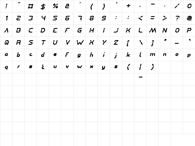 Stay Kind and REPEAT Cursiva font glyphpreview