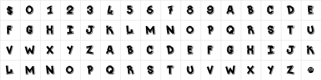 Shoes center Regular font glyphpreview