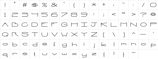 Scrap Daddy Regular font glyphpreview