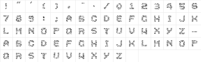 MedicationNeeded Regular font glyphpreview