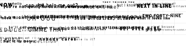 Microphone Regular font glyphpreview