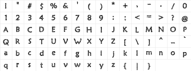 Kurugund Regular font glyphpreview