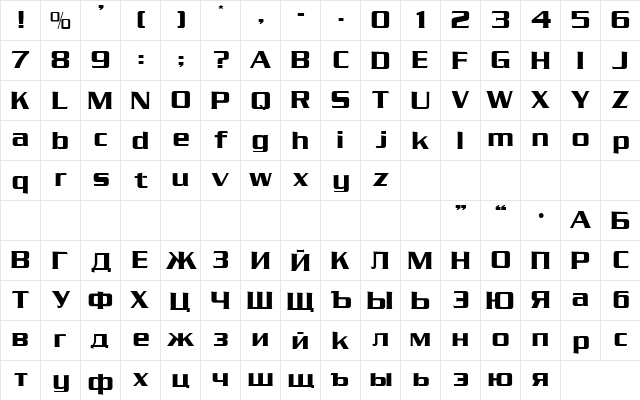 DG_Serpentine Normal font glyphpreview