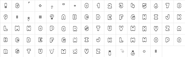 Maki & Fugu Regular font glyphpreview