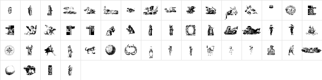 frontispiece Regular font glyphpreview