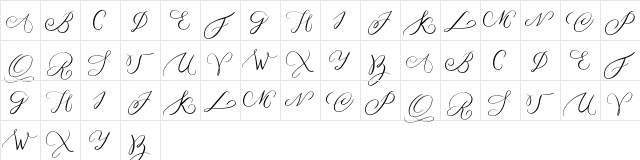 MONOGRAM C Regular font glyphpreview