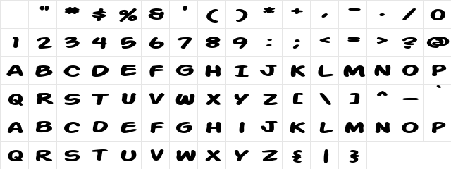 Musram Channi Regular font glyphpreview