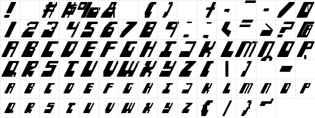 fishfood Regular font glyphpreview