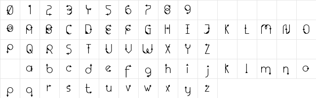 TM That Way Normal font glyphpreview