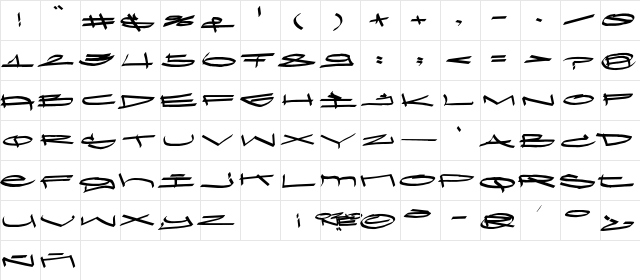 Ozone Original font glyphpreview