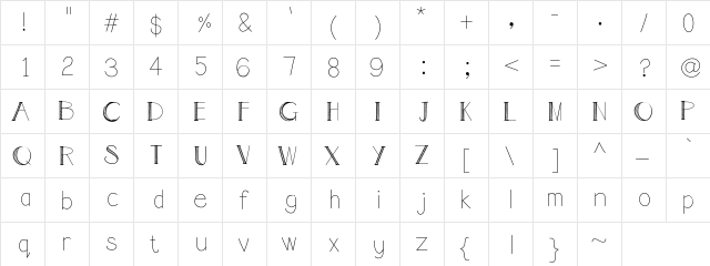 FortheloveofZebras Medium font glyphpreview