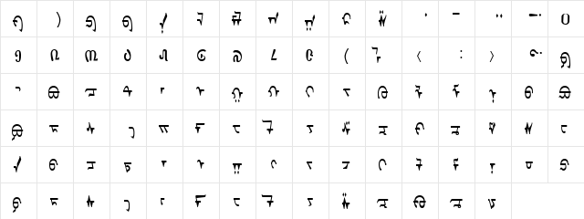 CMs Ulaanbaatar Regular font glyphpreview