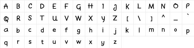Moyudan Demo Regular font glyphpreview