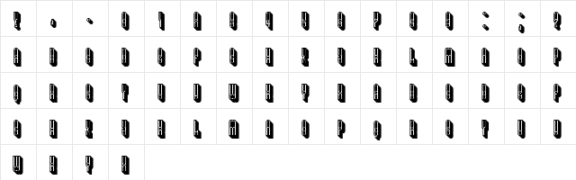 Alexander Filled Regular font glyphpreview