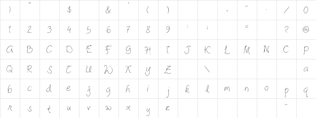 SBC Designer Notes SBC Designer Notes font glyphpreview