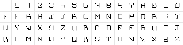 TYPORM01R Regular font glyphpreview