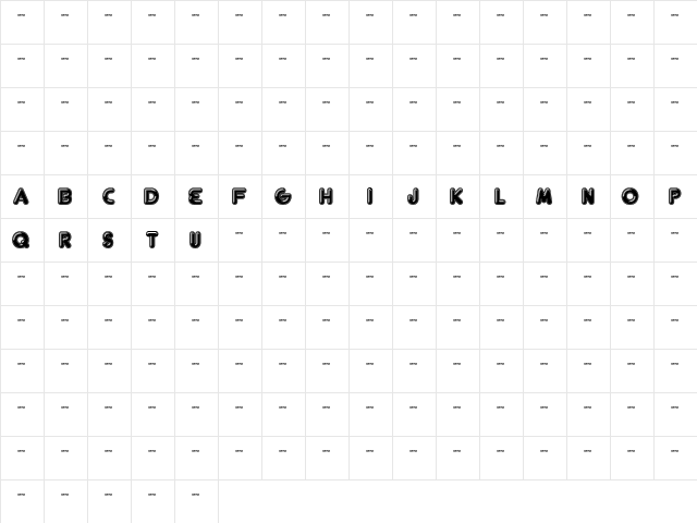 FT Helsingfurt Regular font glyphpreview