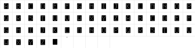 DIONNA Regular font glyphpreview