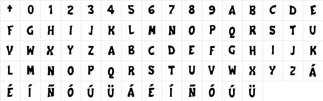 Cementeria Regular font glyphpreview