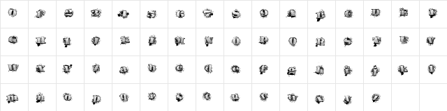 UrbanLabels Regular font glyphpreview