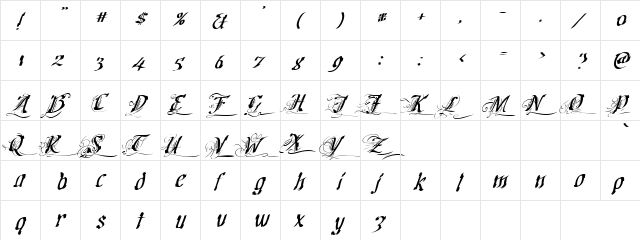 Funda Regular font glyphpreview