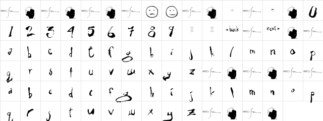 Eli 5.0b 1 font glyphpreview