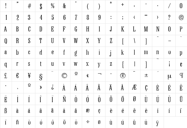 RobertBecker-Light Regular font glyphpreview