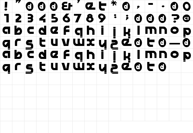 SeptemberGurls Regular font glyphpreview