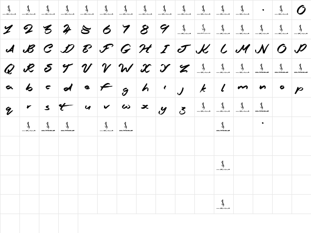 Mutation Patient Regular font glyphpreview