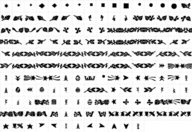 NeueNeulandTF Medium font glyphpreview