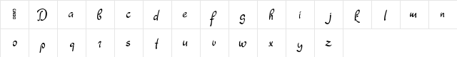 Dathyn Demo font glyphpreview