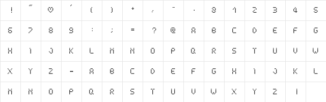 schnee Regular font glyphpreview