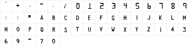Firstusa Medium font glyphpreview