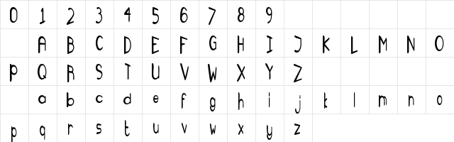 TM fanzine fame Normal font glyphpreview