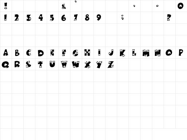 St.Patrick'sDaybyTom Regular font glyphpreview